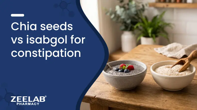 image of Chia Seeds vs Isabgol for Constipation