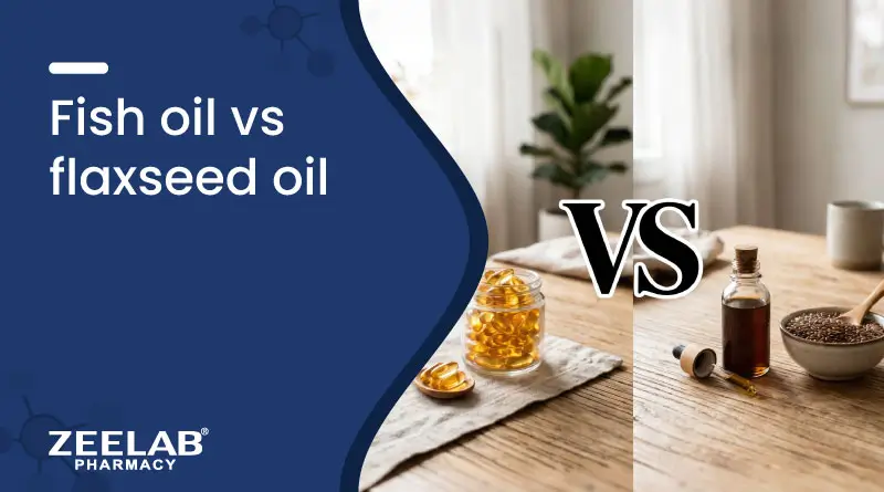 Image of Fish Oil vs Flaxseed Oil