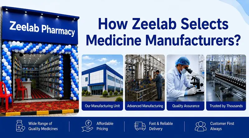 How Zeelab Pharmacy Selects Medicine Manufacturers