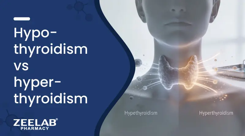 Image of Hypothyroidism vs Hyperthyroidism