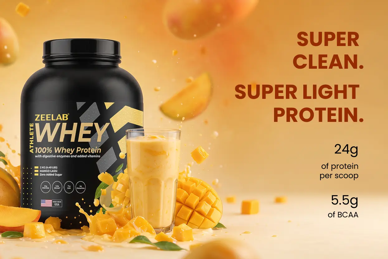 Athlete 100% Whey Protein 2 kg Mango Lassi