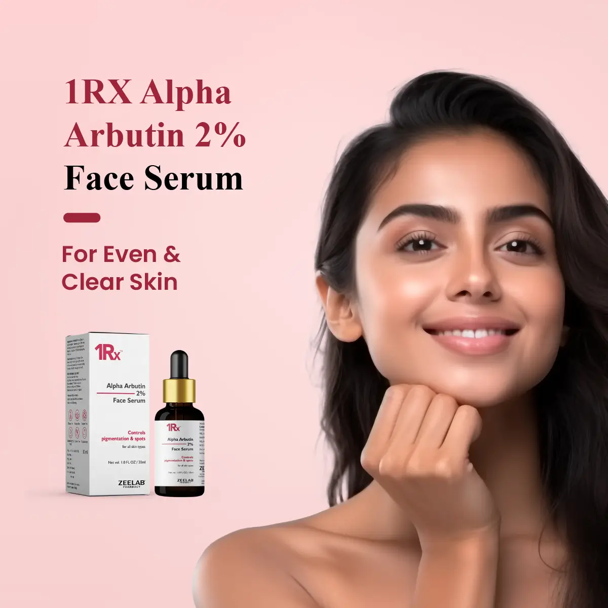 1RX Alpha Arbutin 2% Face Serum 30ml