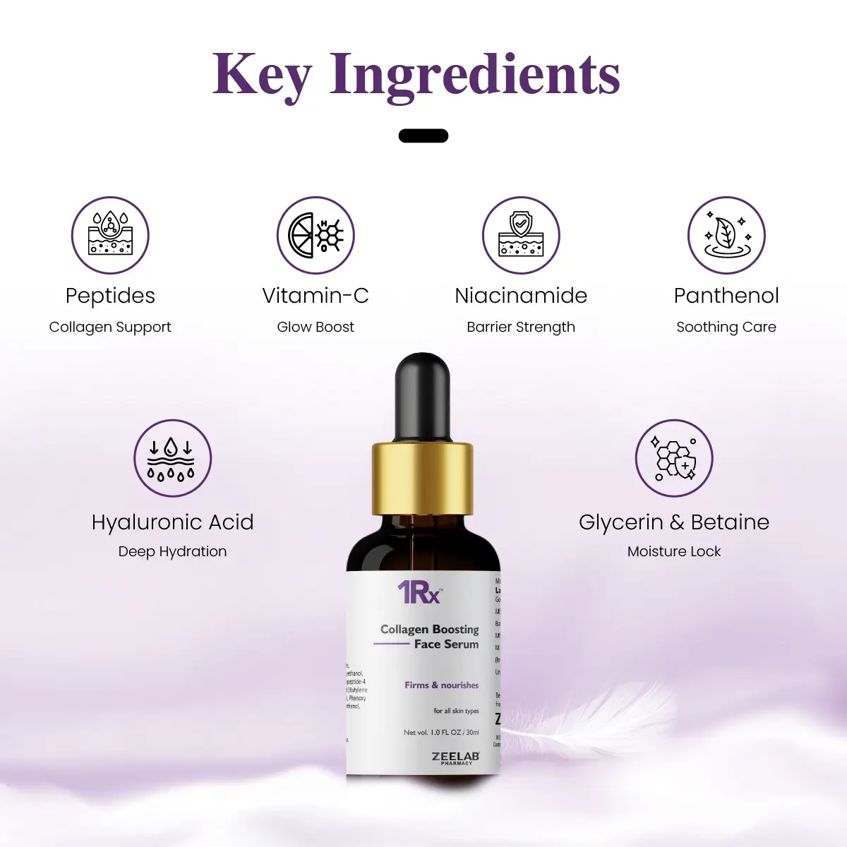 1RX Collagen Boosting Face Serum