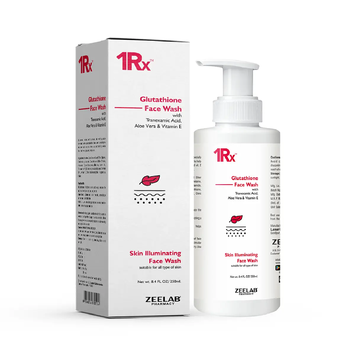 1RX Glutathione Face Wash