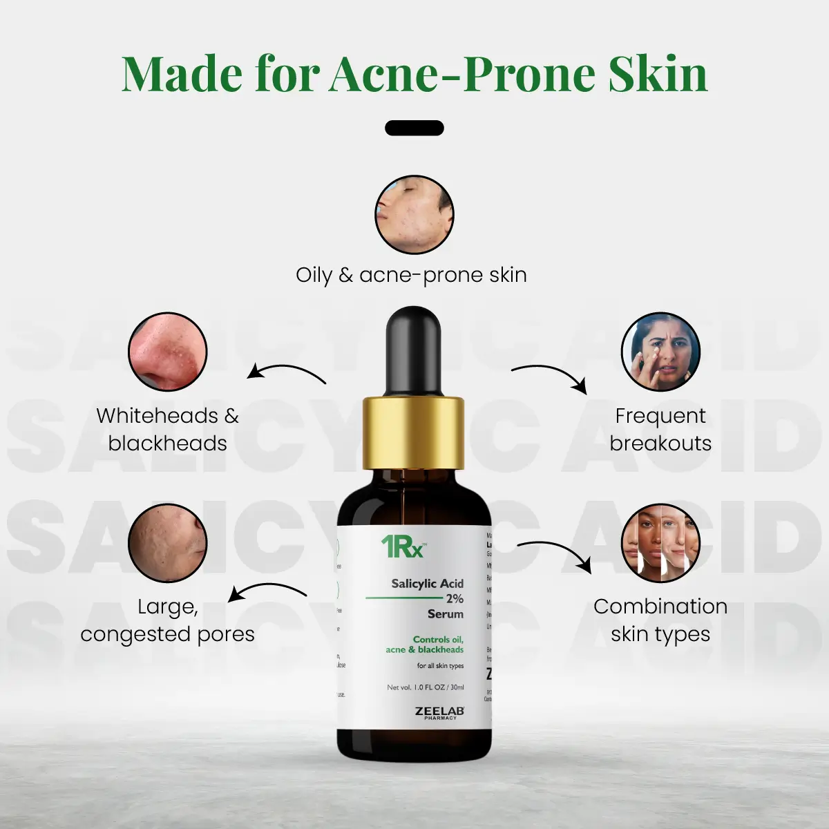 1RX Salicylic Acid 2% Face Serum