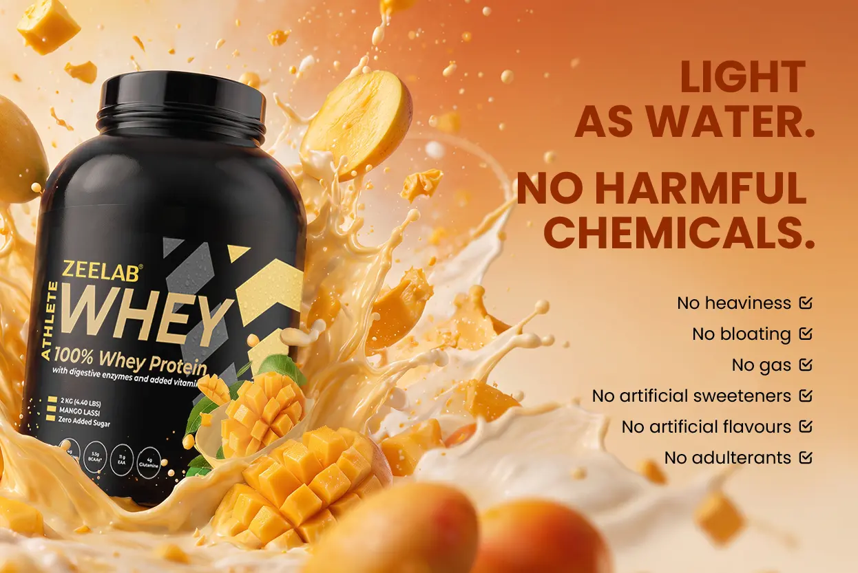 Athlete 100% Whey Protein 2 kg Mango Lassi
