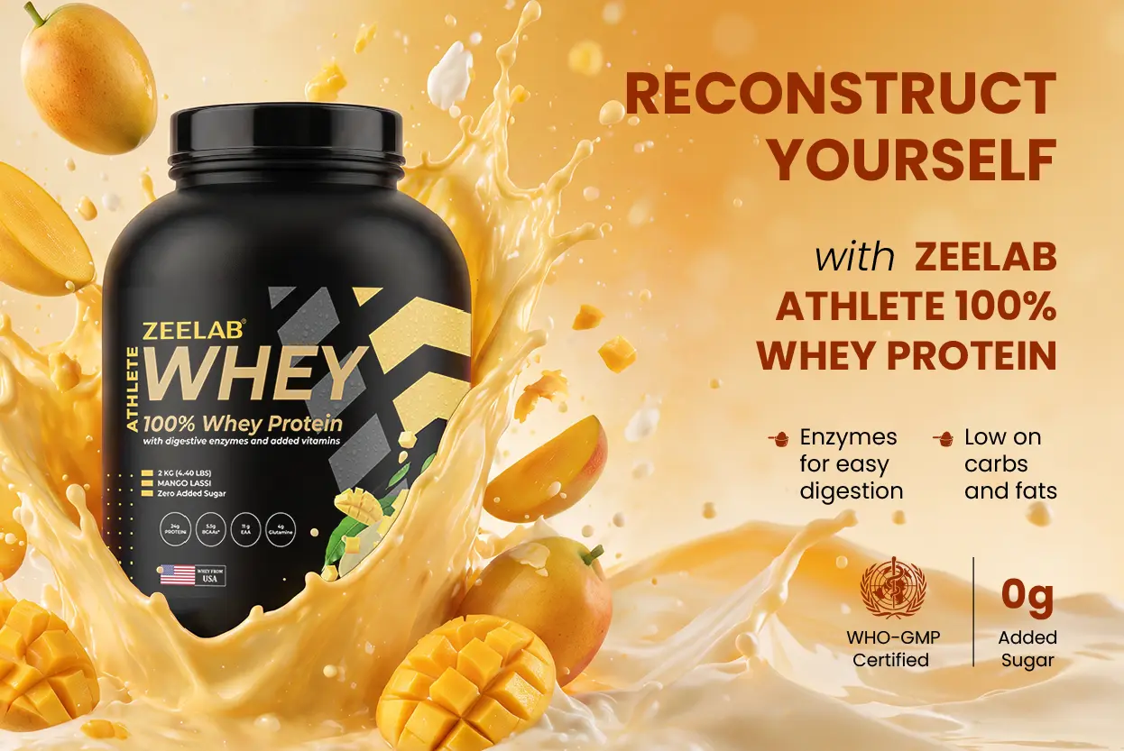 Athlete 100% Whey Protein 2 kg Mango Lassi