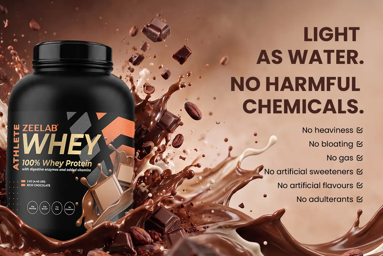 Athlete 100% Whey Protein 2 kg Rich Chocolate