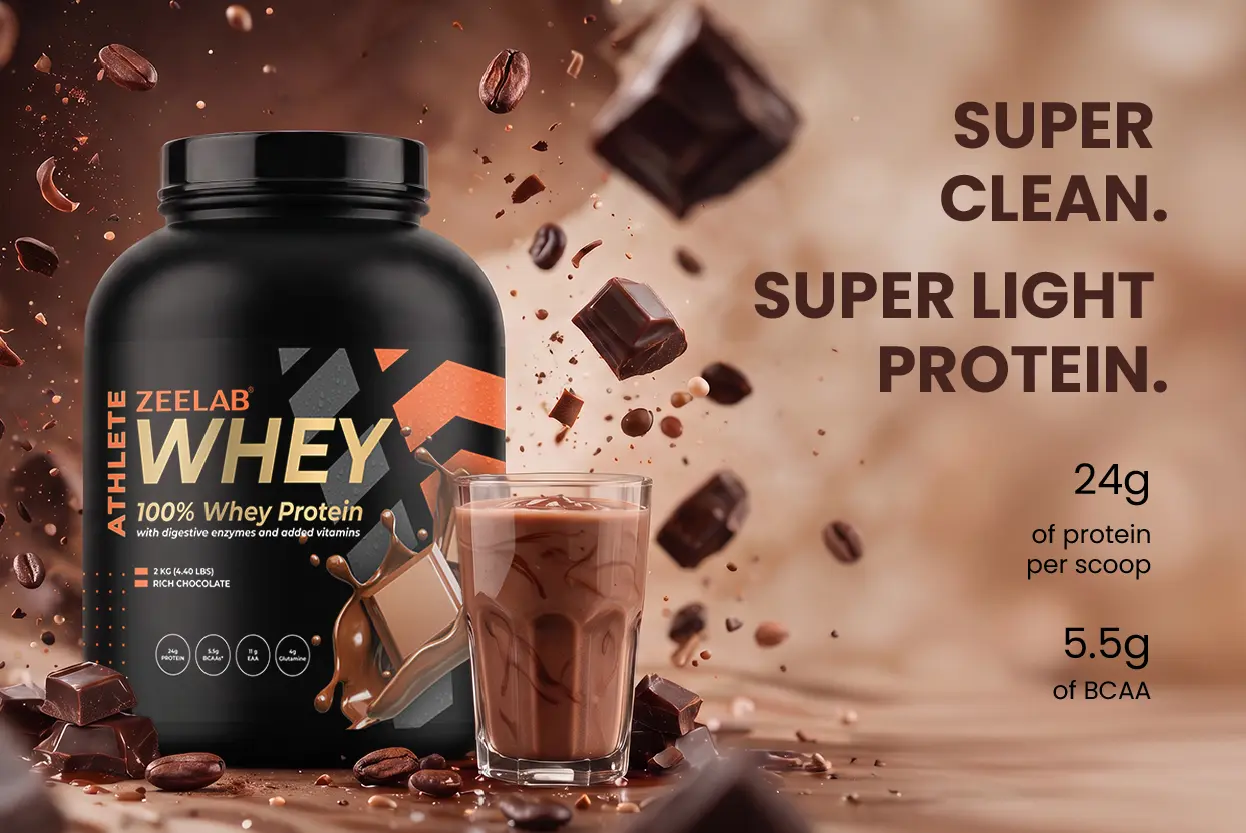 Athlete 100% Whey Protein 2 kg Rich Chocolate
