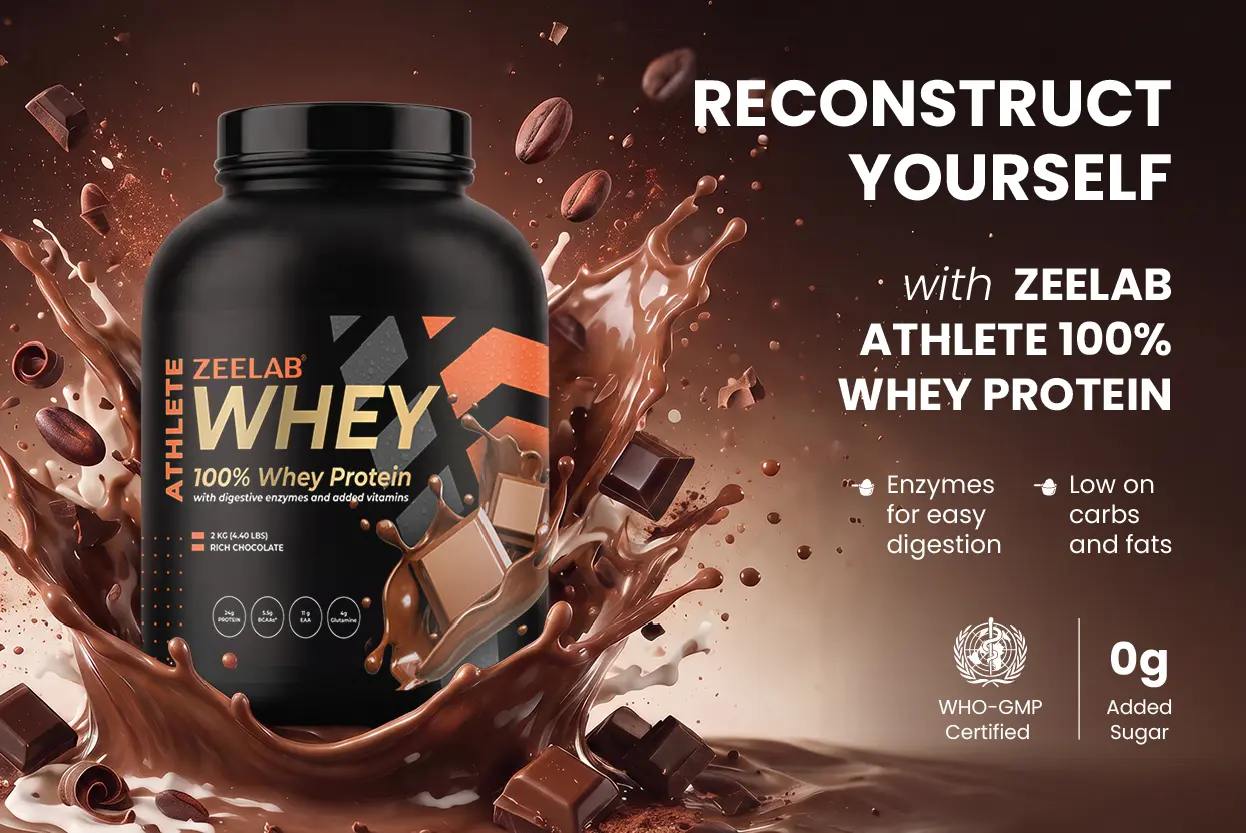 Athlete 100% Whey Protein 2 kg Rich Chocolate