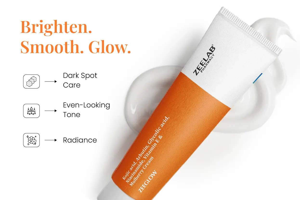 zeeglow cream for dark spots and brighter-looking skin