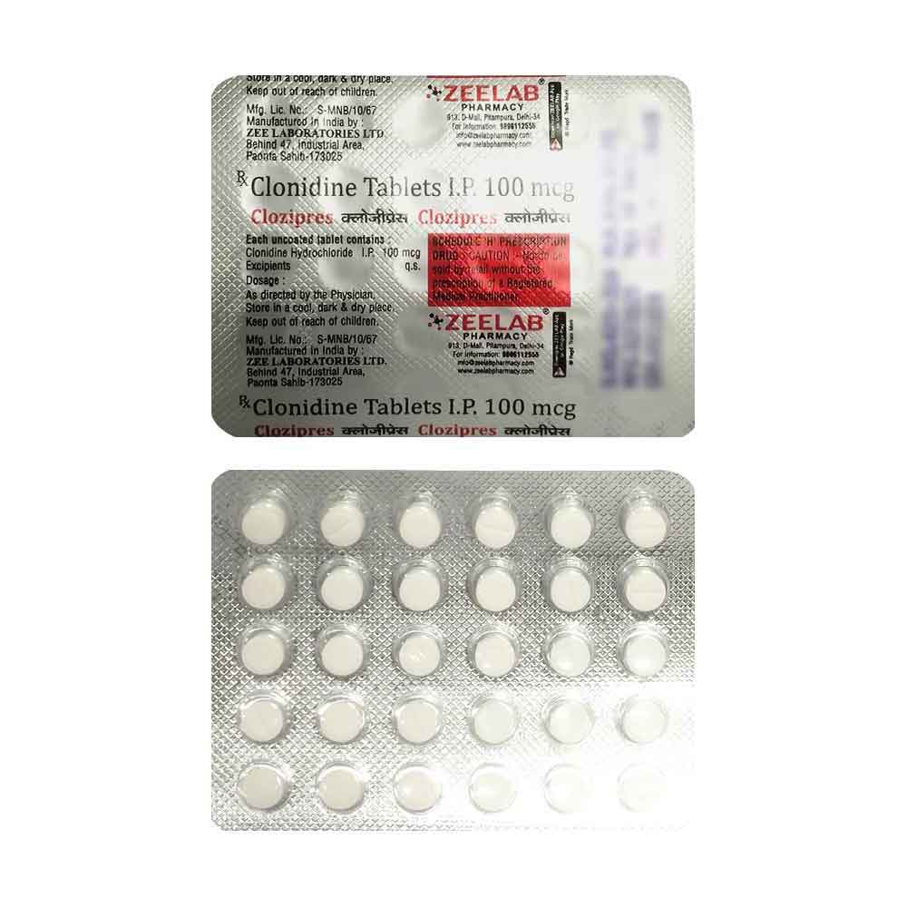 Clozipres 100mcg Tablet