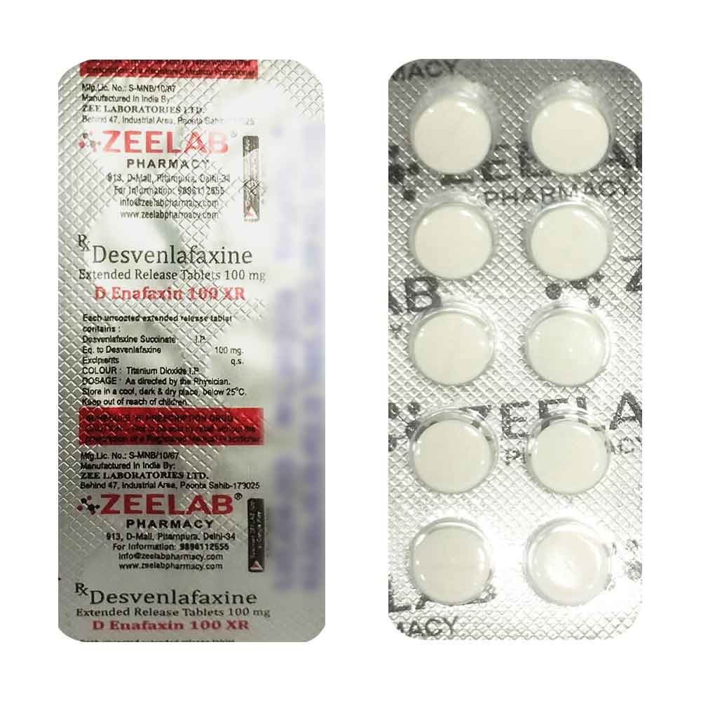 D Enafaxin 100 XR Tablet