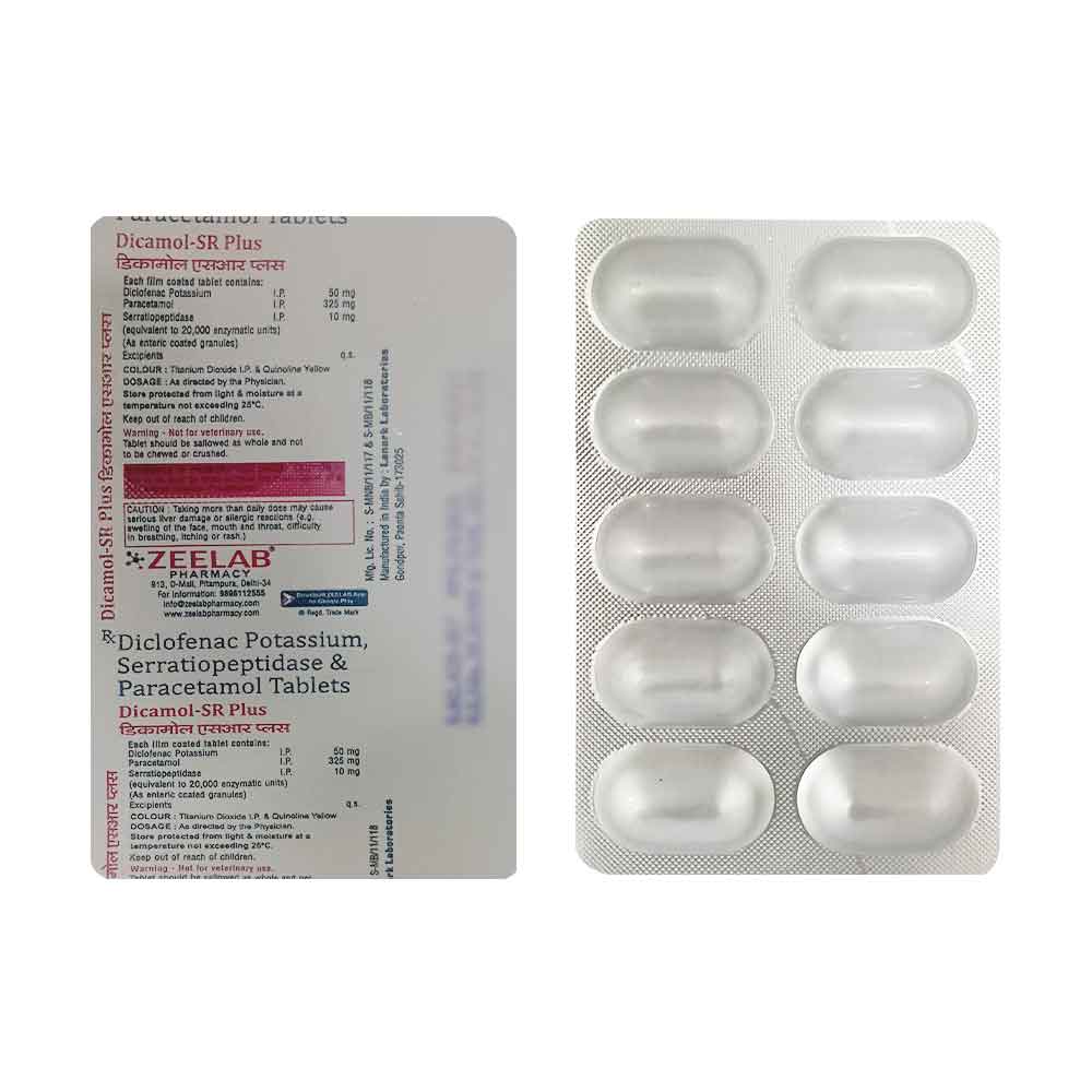 Dicamol SR Plus Pain Relieving Tablet