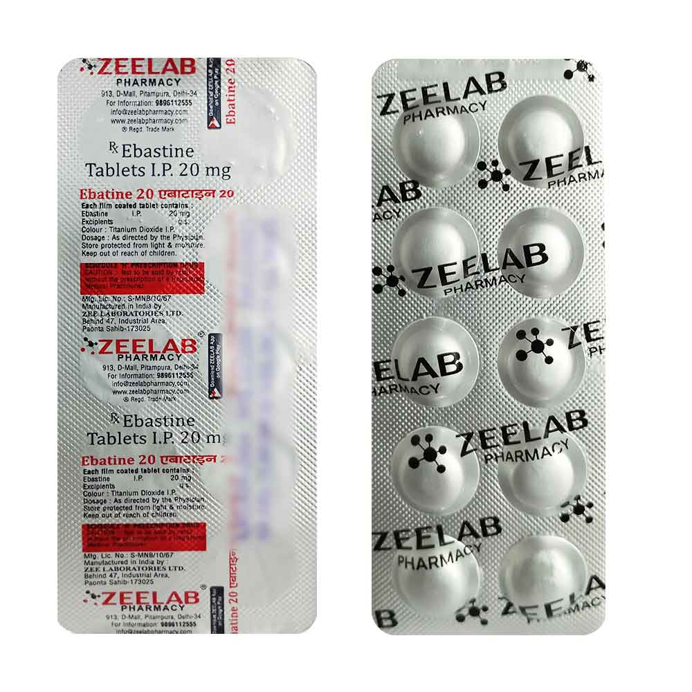 Ebatine 20 Anti Allergic Tablet