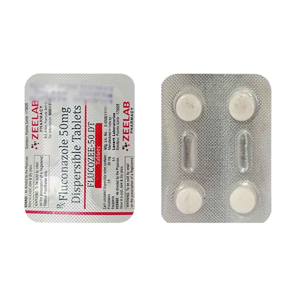 Flucozee 50 DT Antifungal Tablet