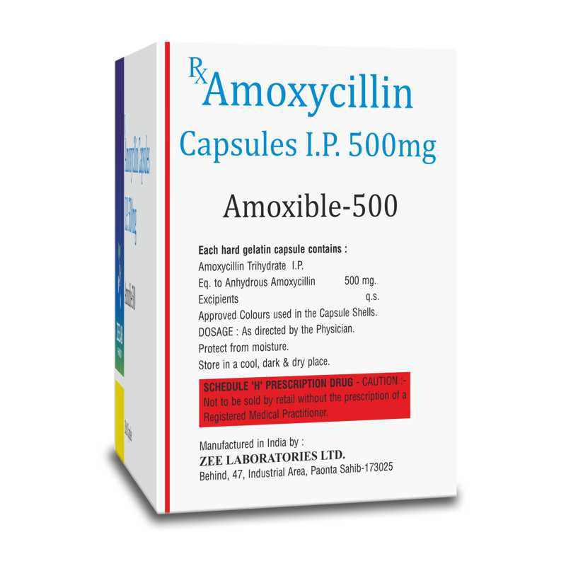 Amoxible 500 Antibiotic Capsule