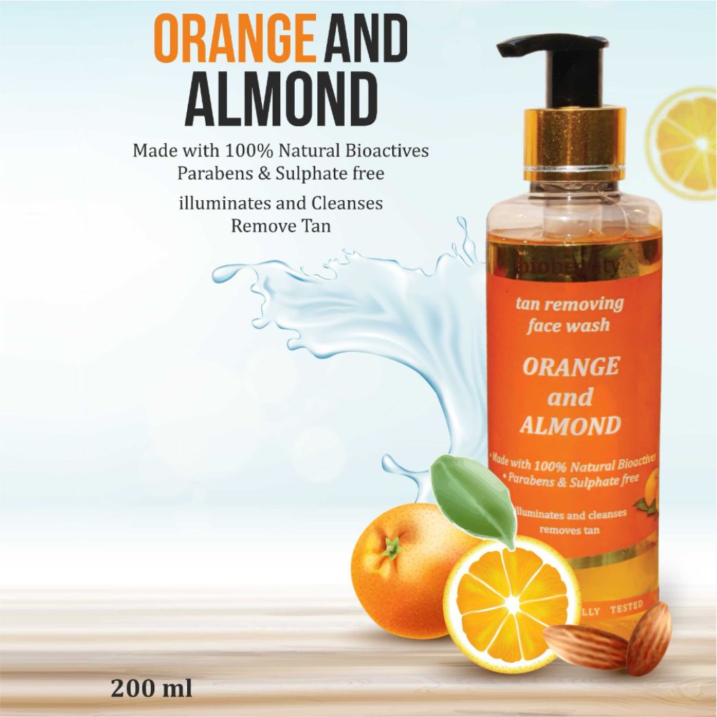 Bio Beauty Orange and Almond Tan Removing Face Wash