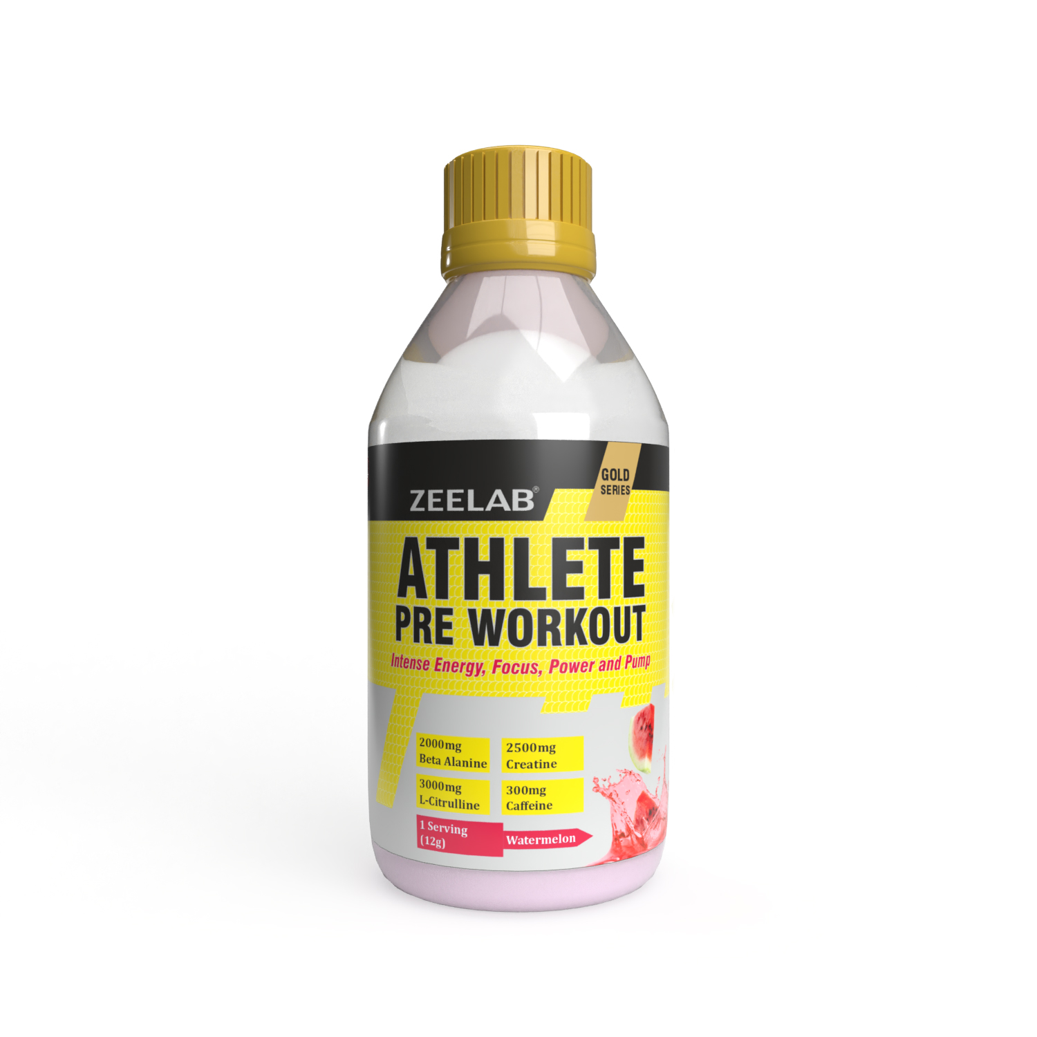 Zeelab Athlete Pre Workout Watermelon Flavour - 12gm