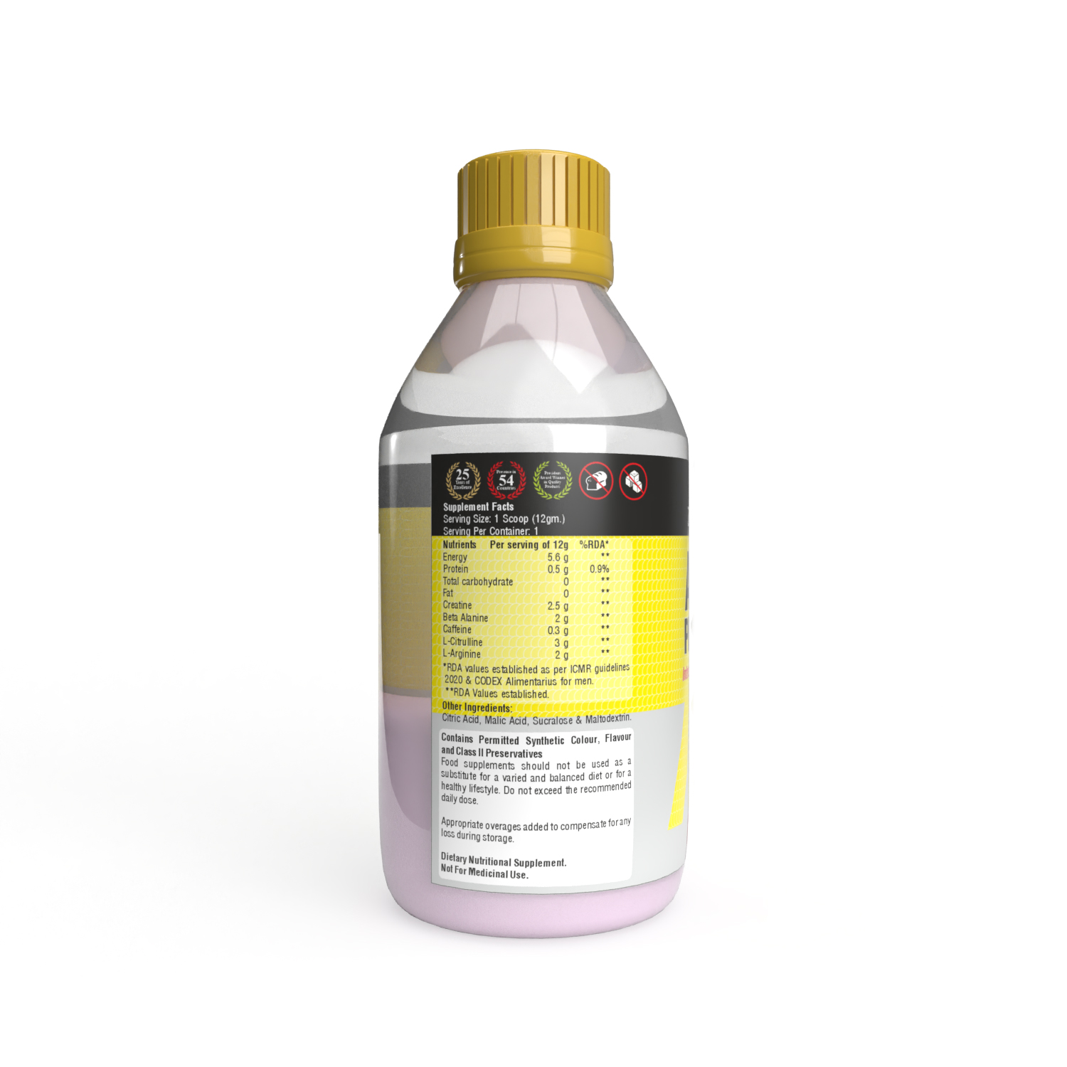 Zeelab Athlete Pre Workout Watermelon Flavour - 12gm