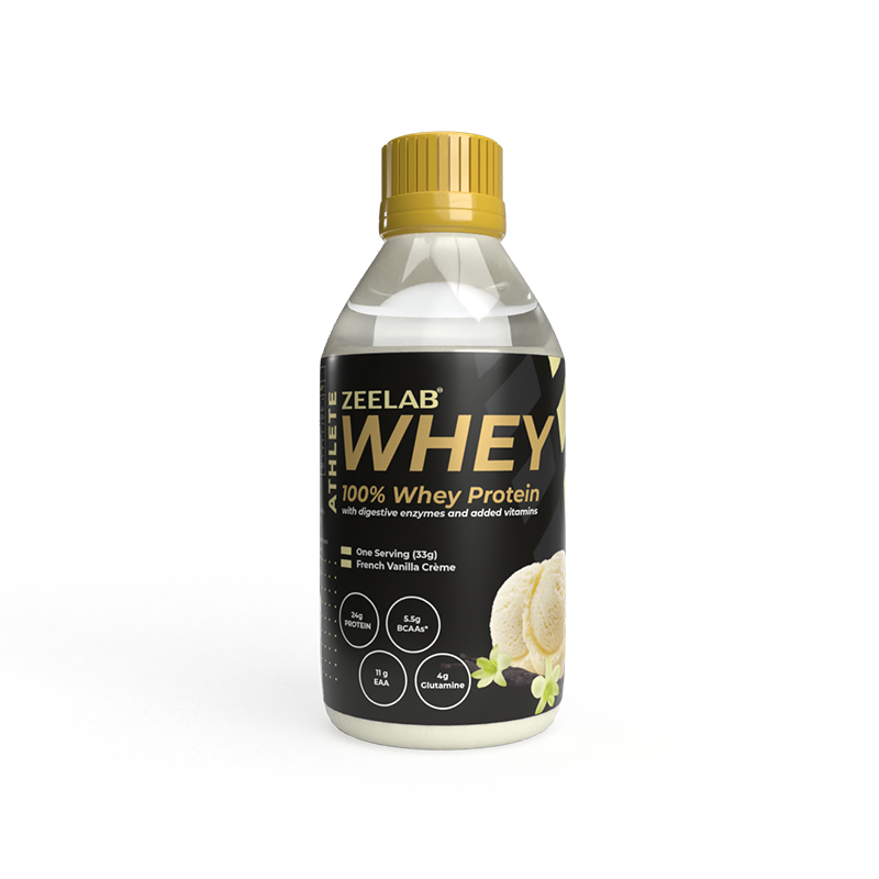 ZEELAB Athlete Whey 100% Powder - French Vanilla Creme
