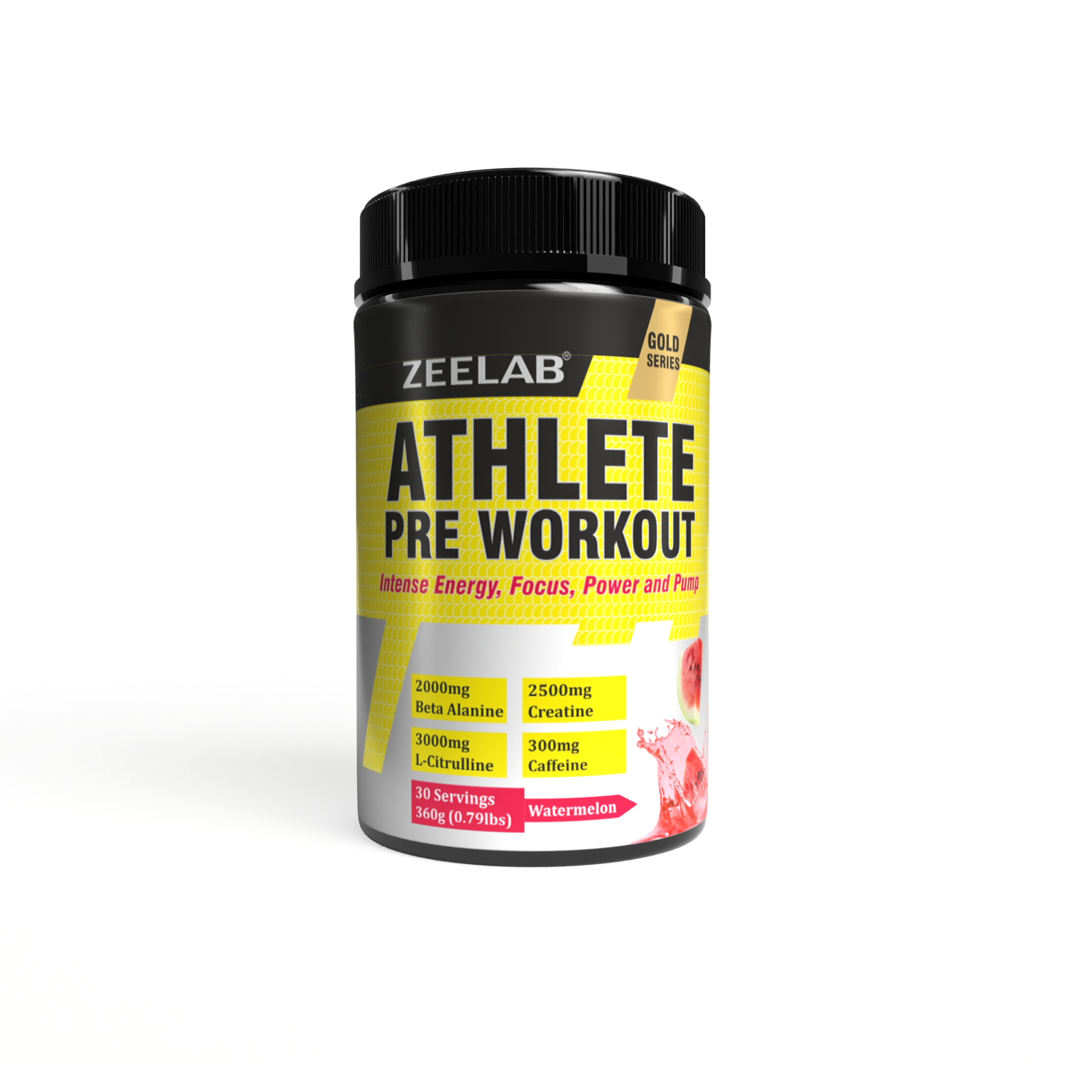 Zeelab Athlete Pre Workout Watermelon Flavour - 360gm