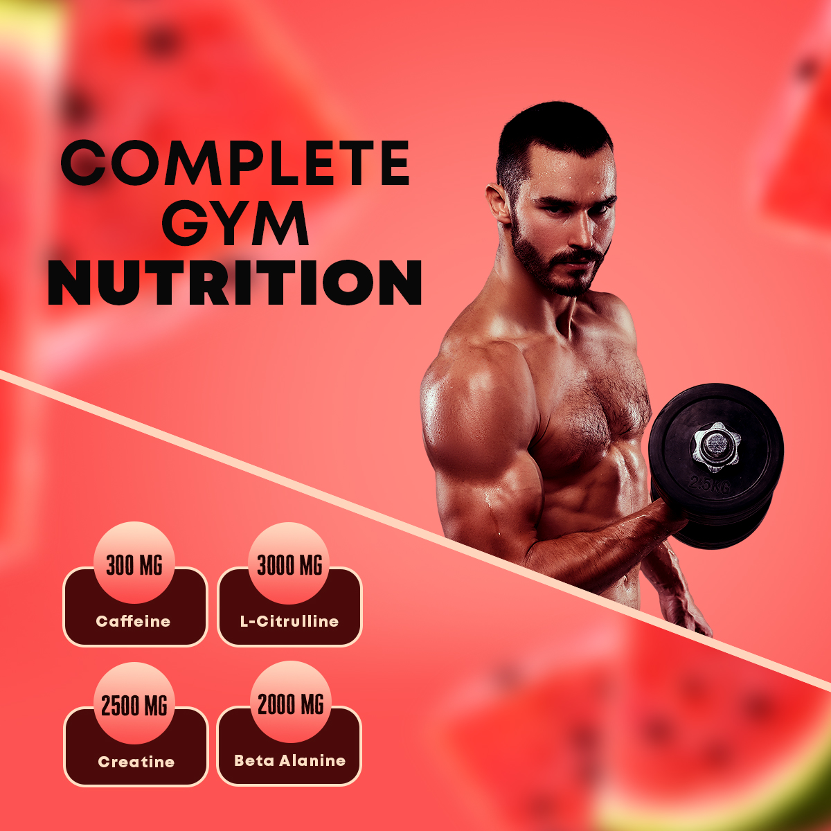 Zeelab Athlete Pre Workout Watermelon Flavour - 360gm