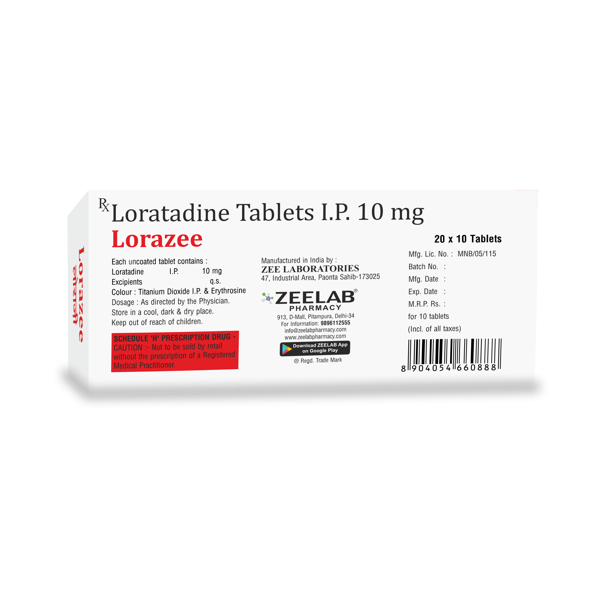 Lorazee Tablet