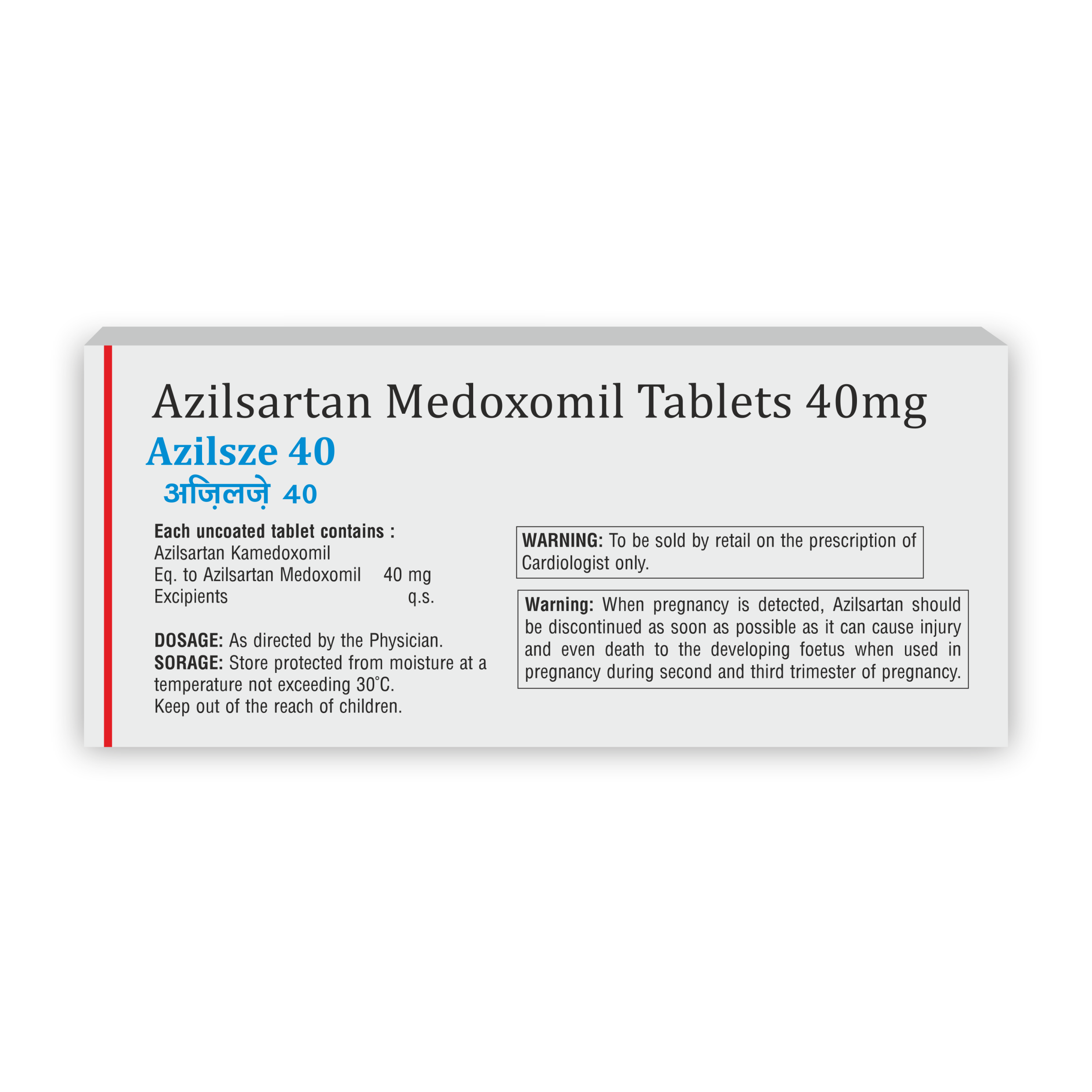 Azilsze 40 Hypertension Tablet