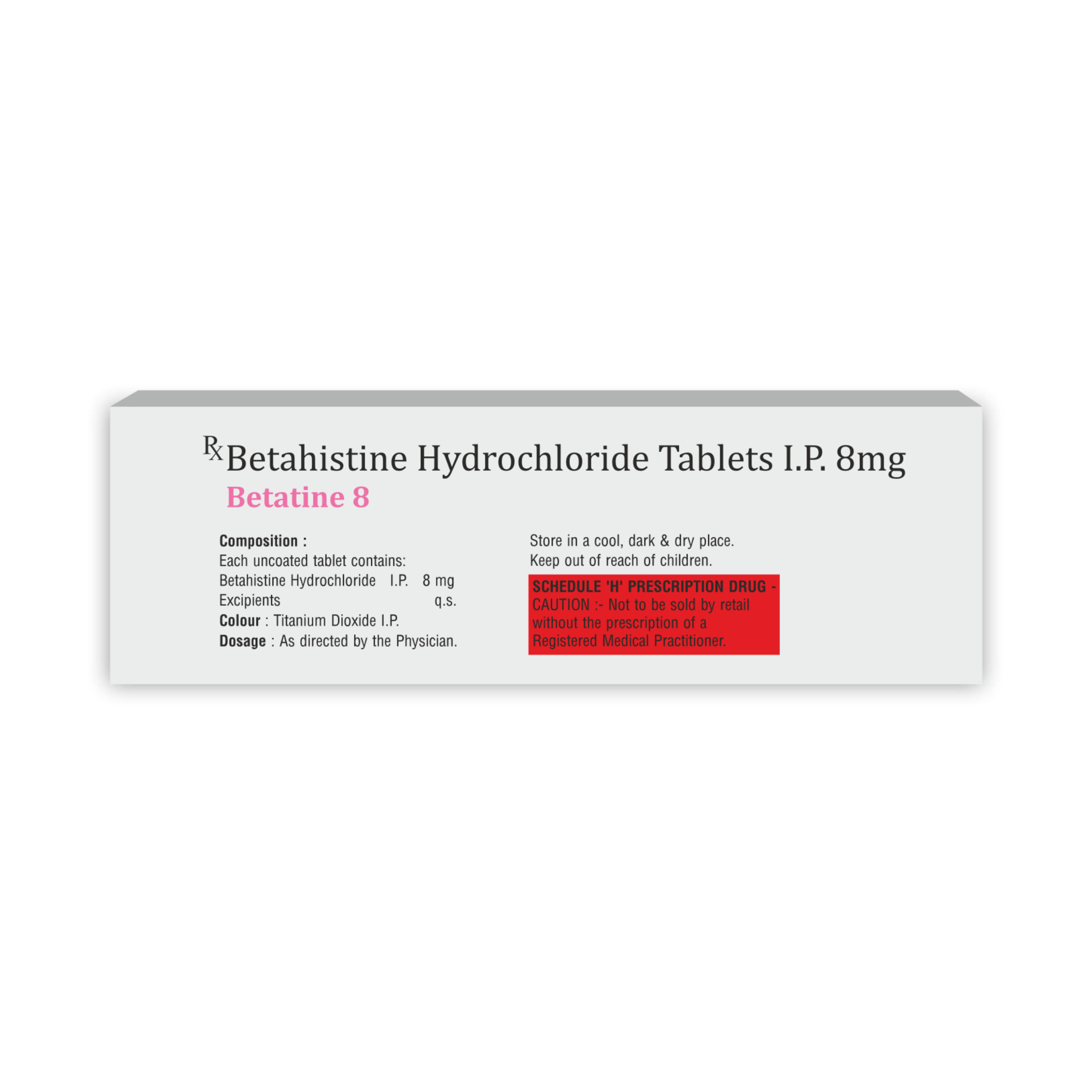Betatine 8 Tablet
