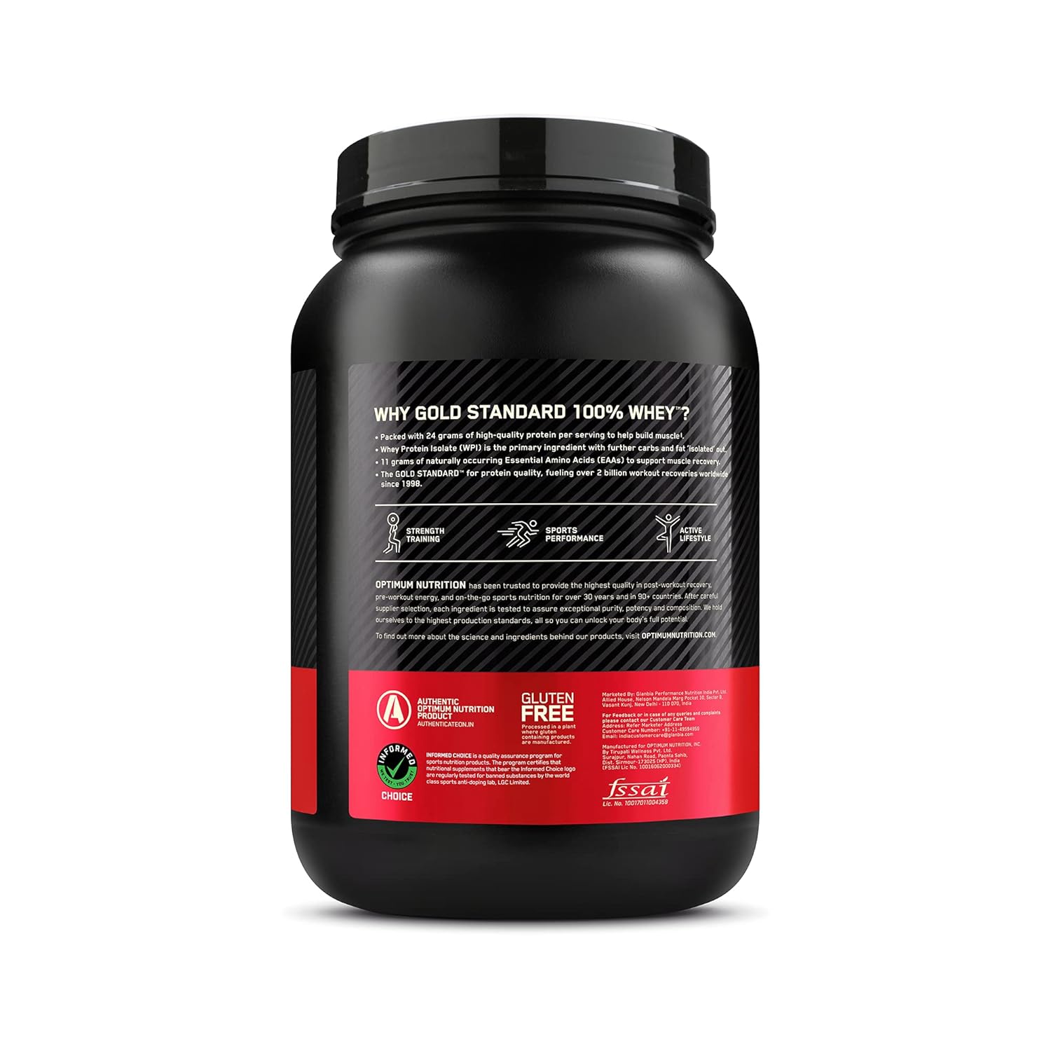 Optimum Nutrition (ON) Gold Standard Whey Protein Double Rich Chocolate 907 g