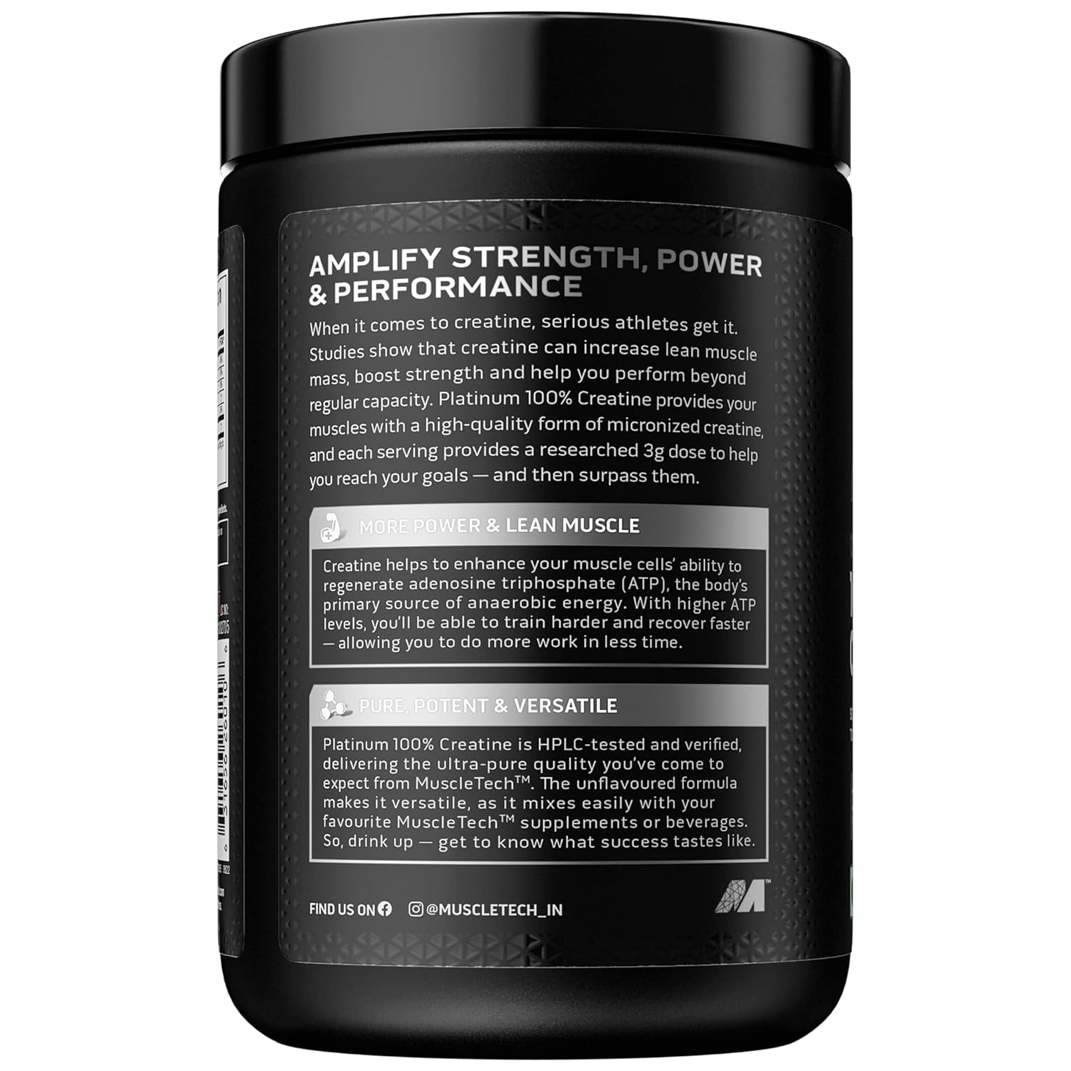 MuscleTech Platinum 100% Creatine