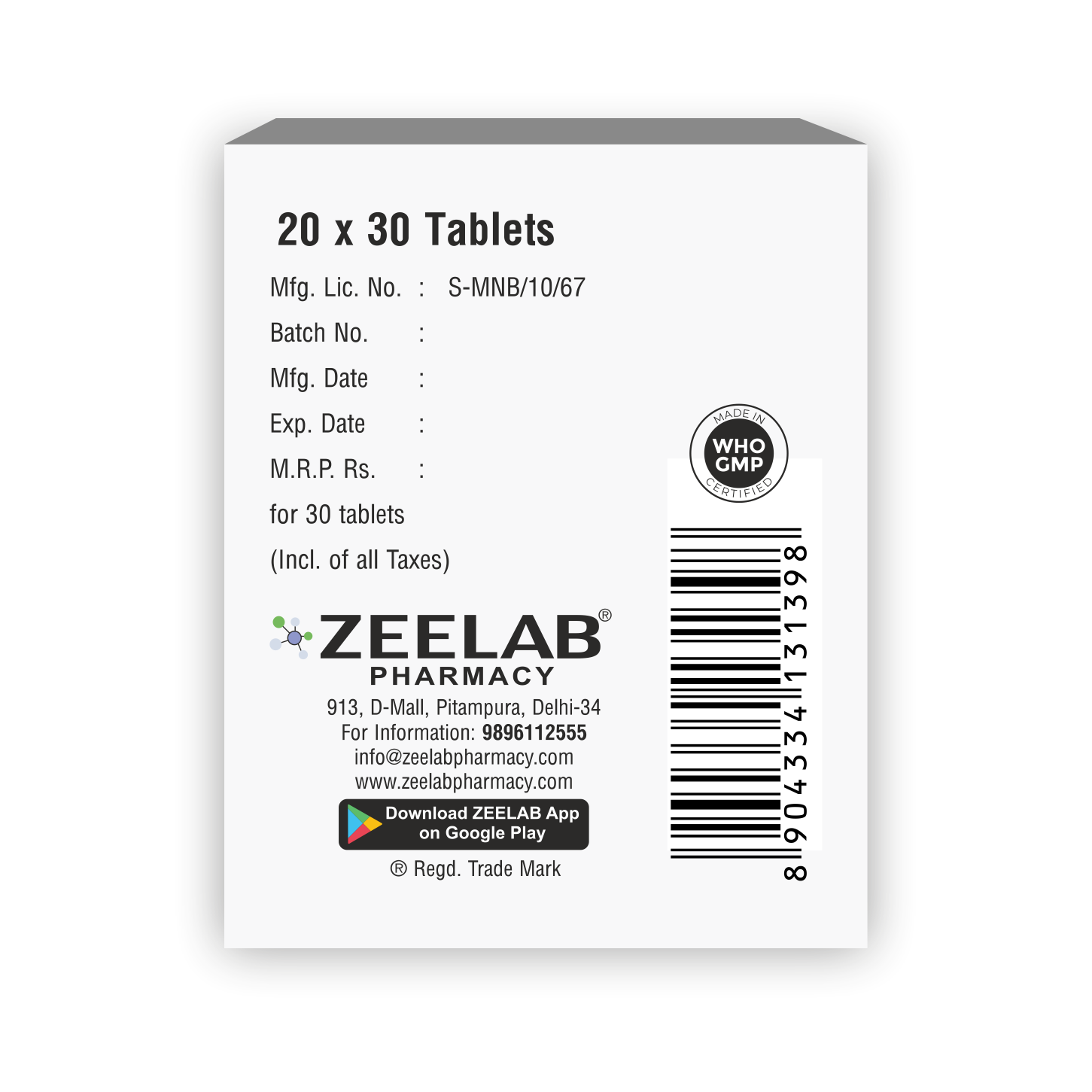 Clozipres 100mcg Tablet
