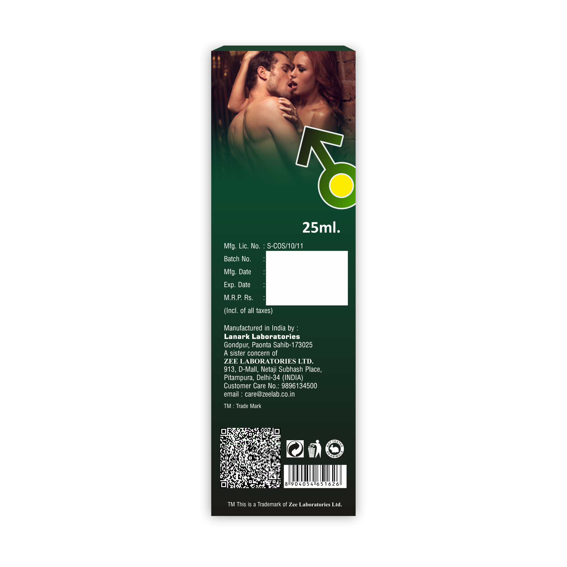 Da' ZEAGRA Power Massage Oil