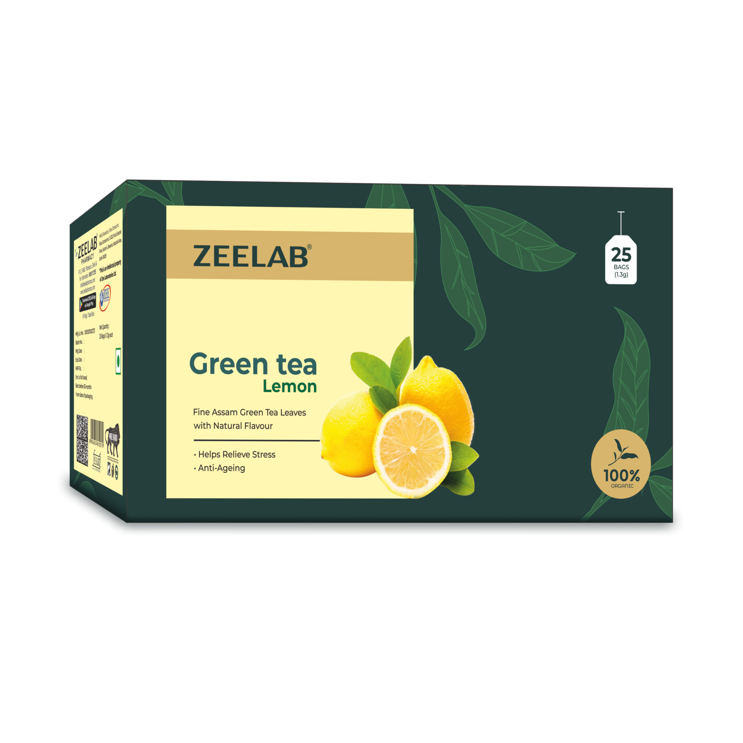 Lemon Green Tea Bag