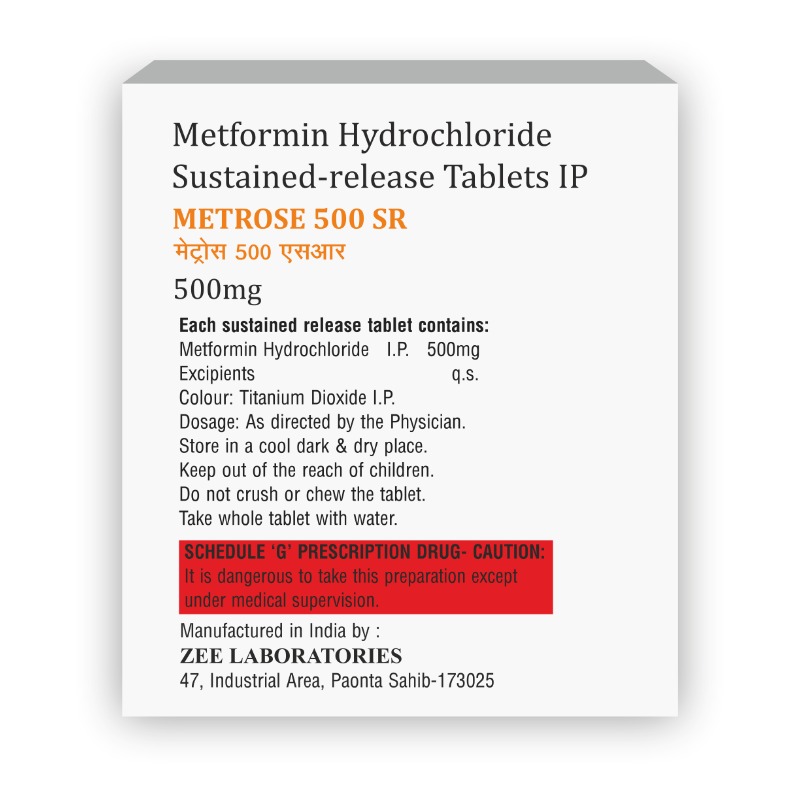 Metrose 500 SR Tablet
