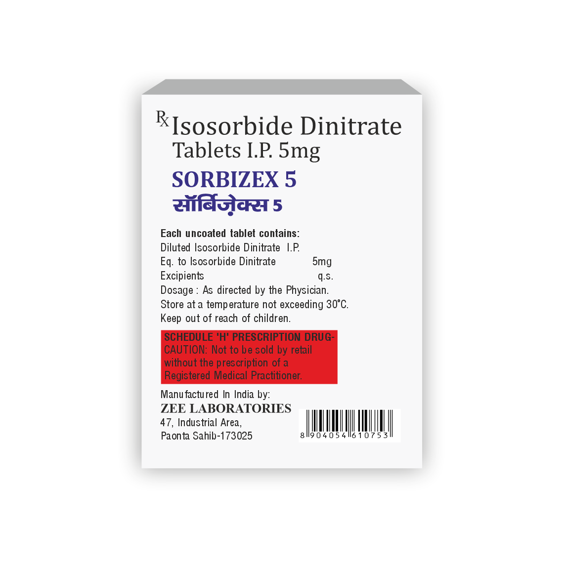 Sorbizex 5 Tablet