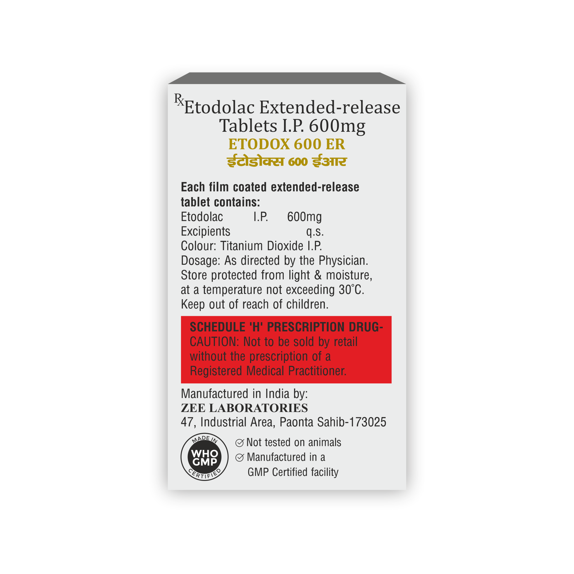 Etodox 600 ER Tablet