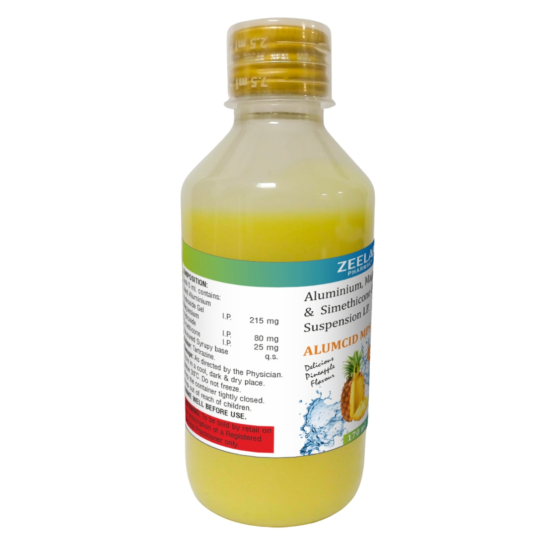 Alumcid Mps Oral Suspension Pineapple