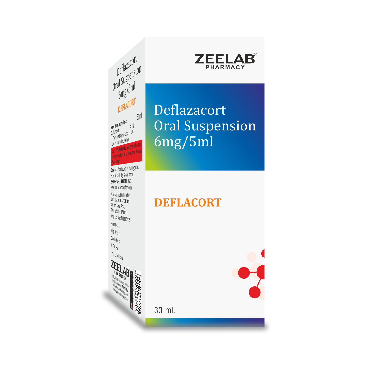 Deflacort 6mg Oral Suspension