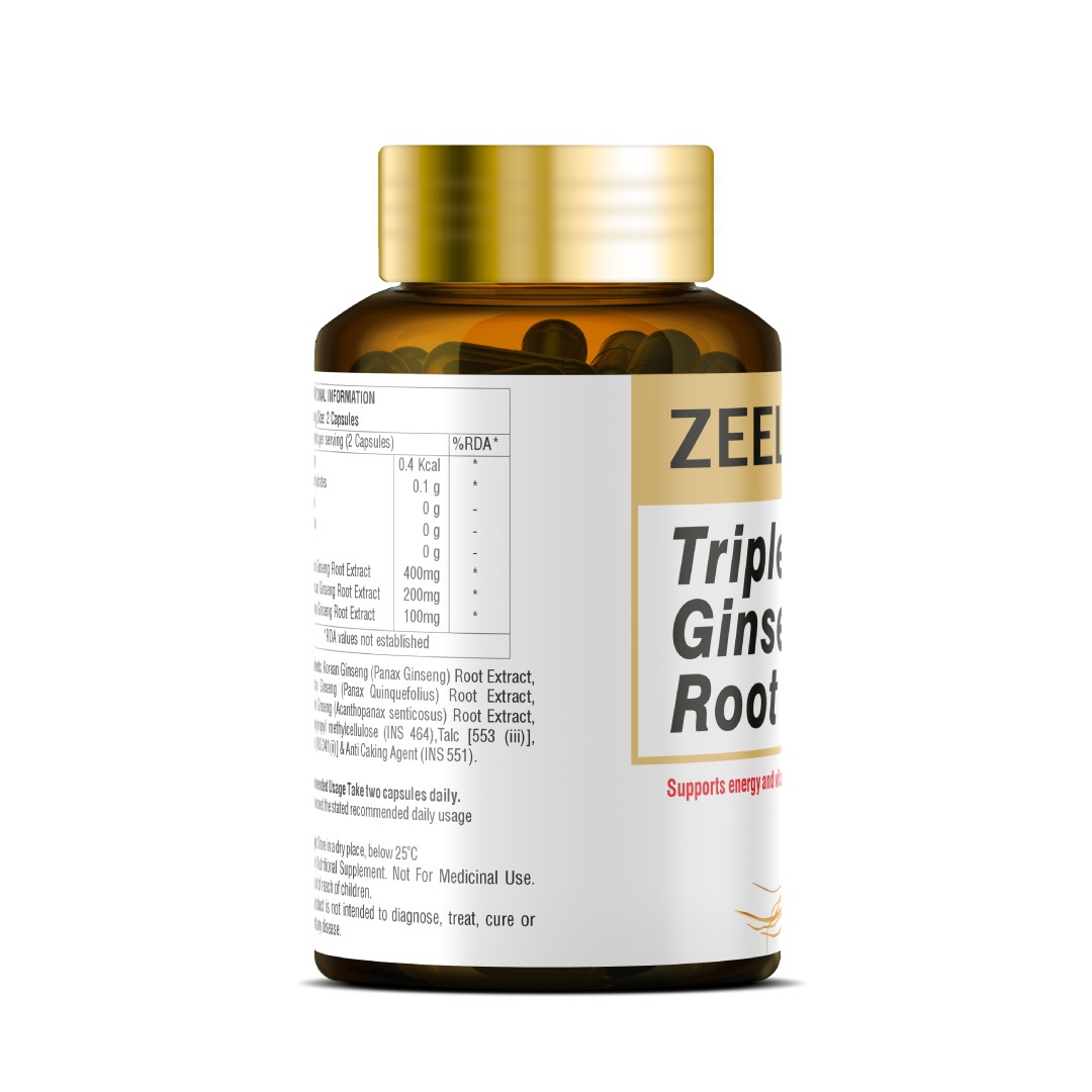 ZEELAB Triple Ginseng Root