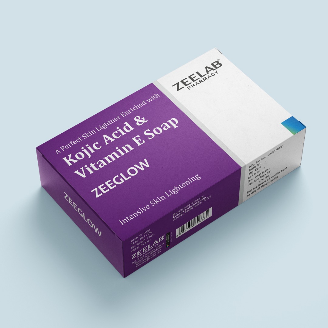 Zeeglow Kojic Acid and Vitamin E Soap