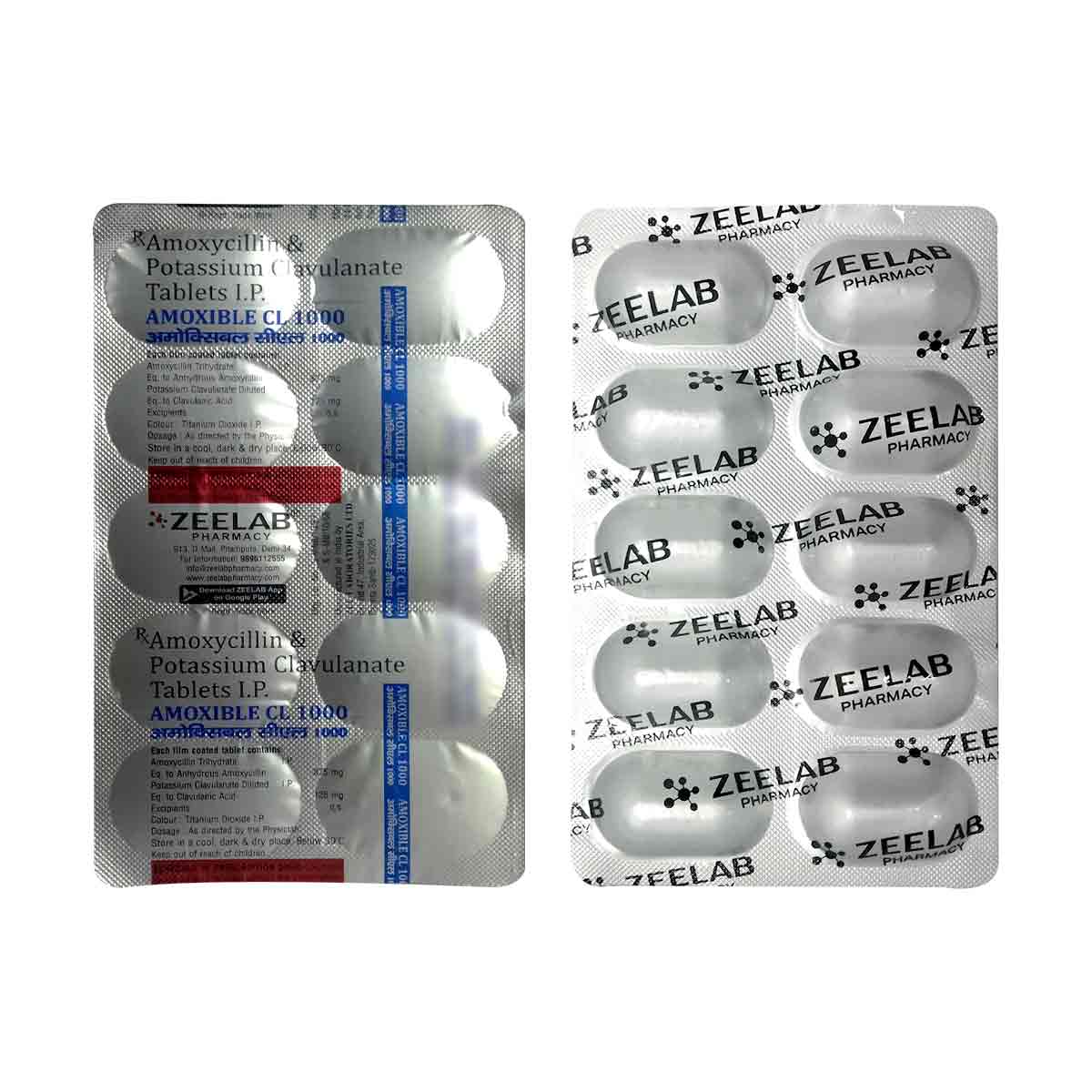 Amoxible CL 1000 Tablet