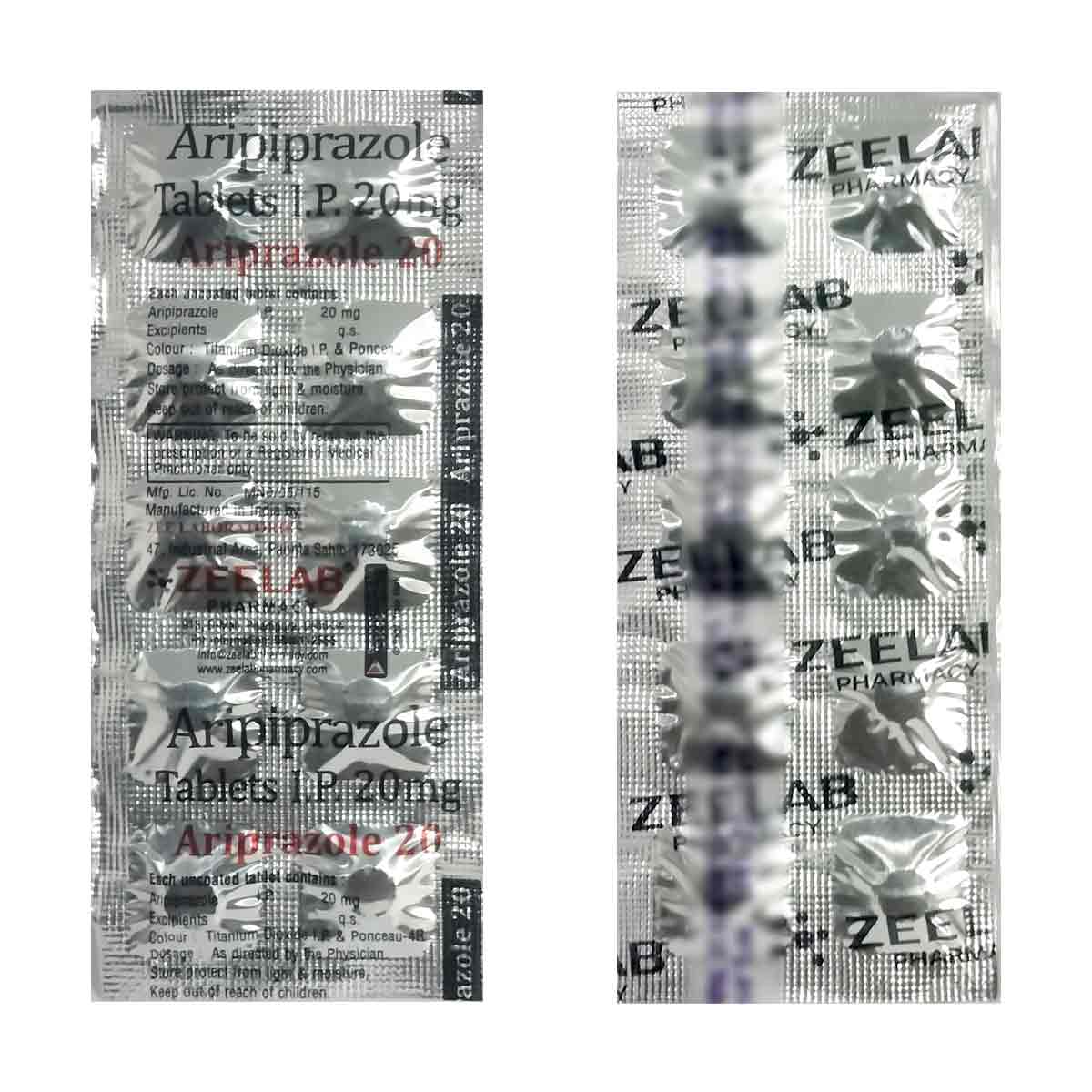 Ariprazole 20 Antipsychotic Tablet