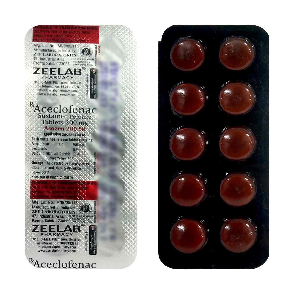 Asozen 200 SR Tablet