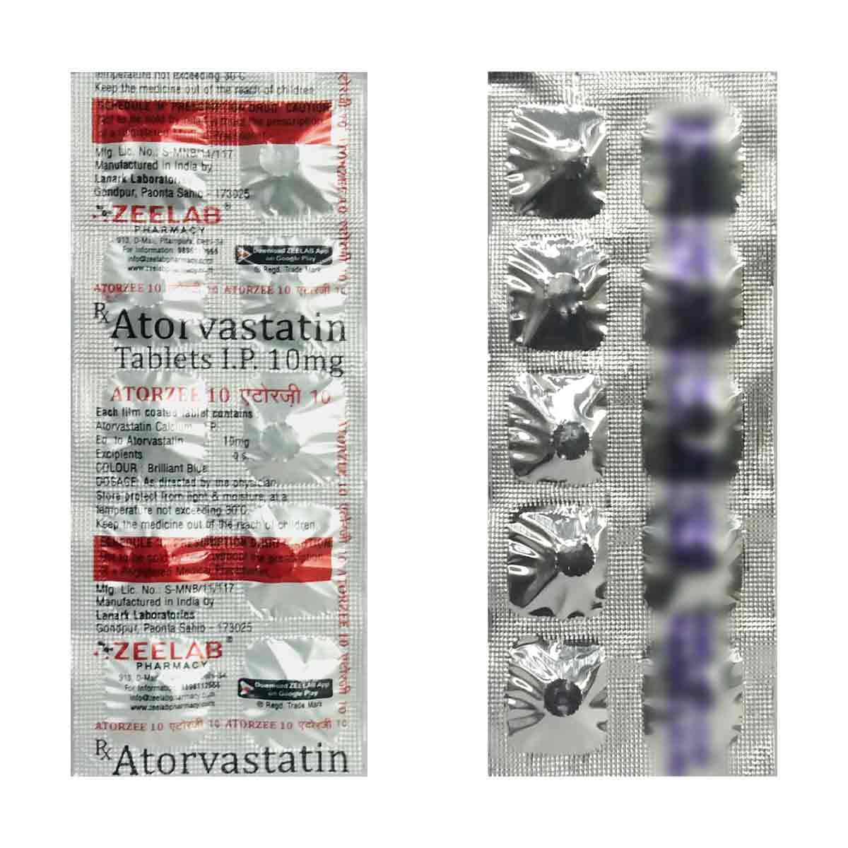 Atorzee 10 Cholesterol Tablet
