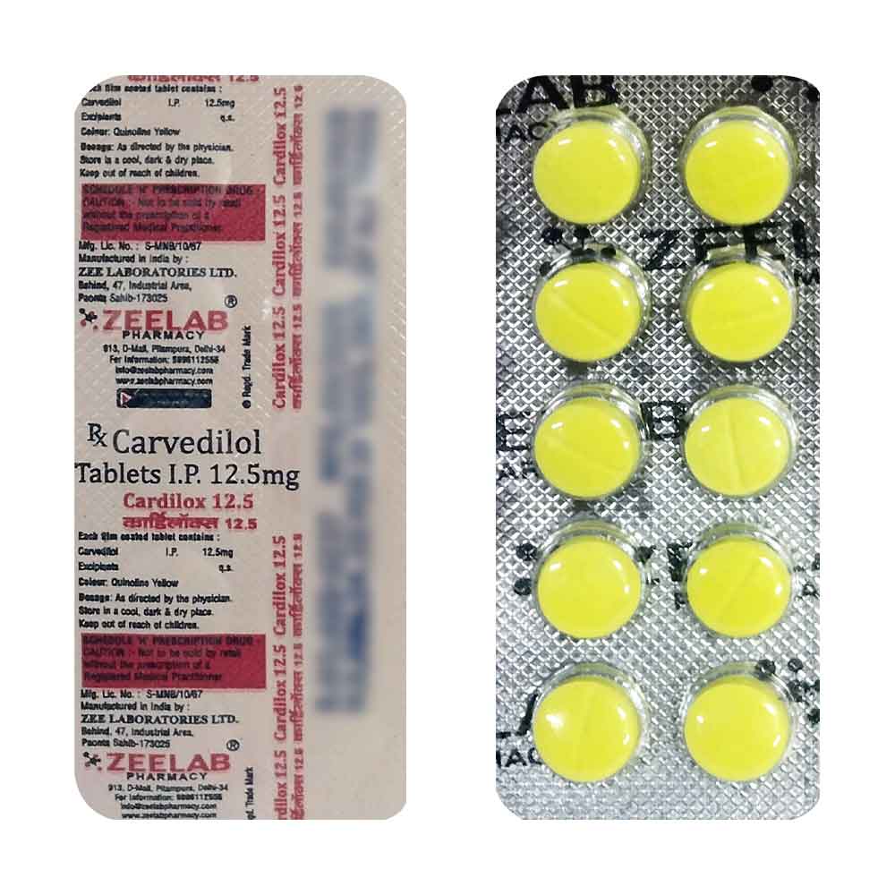 Cardilox 12.5 Tablet