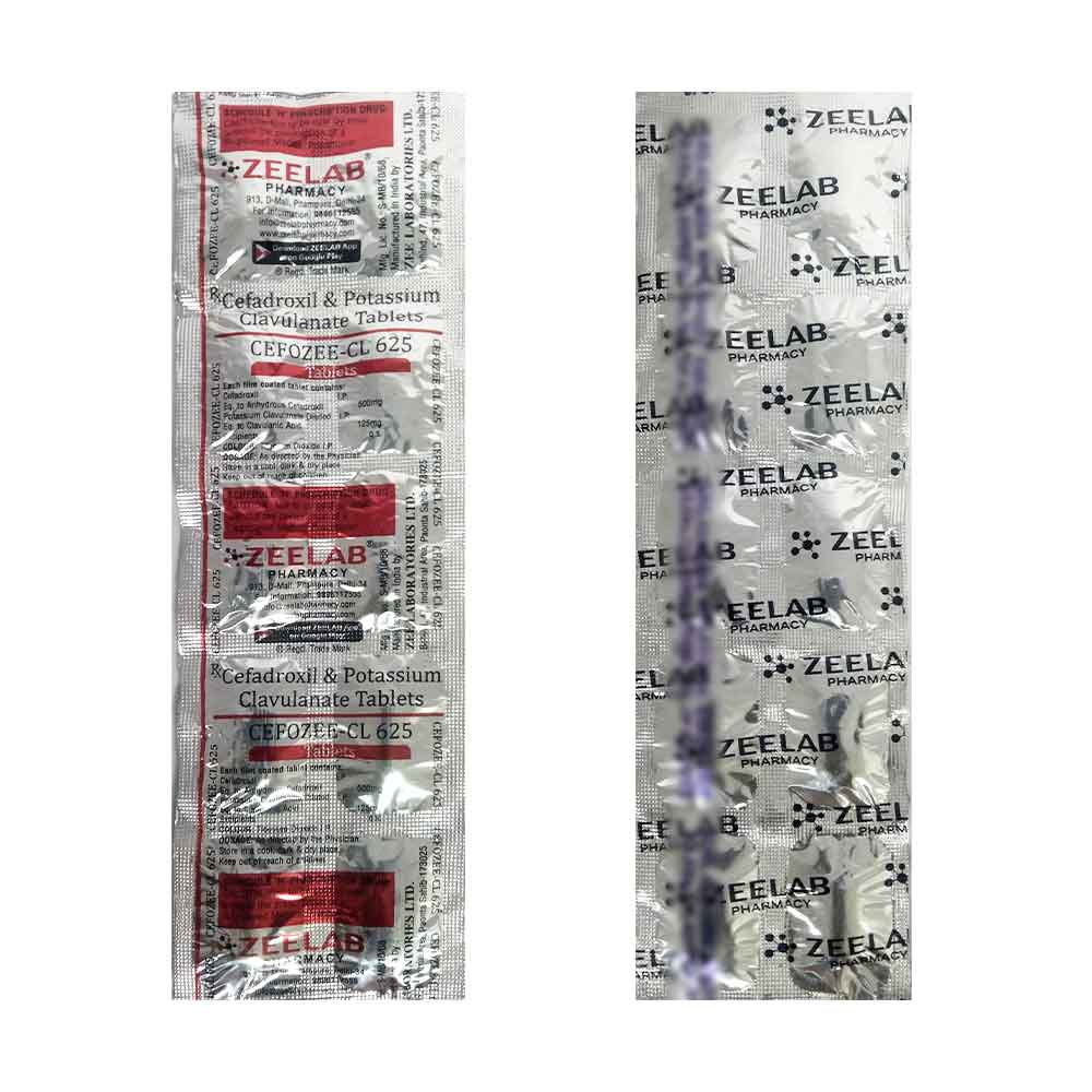 Cefozee CL 625 Antibiotic Tablet