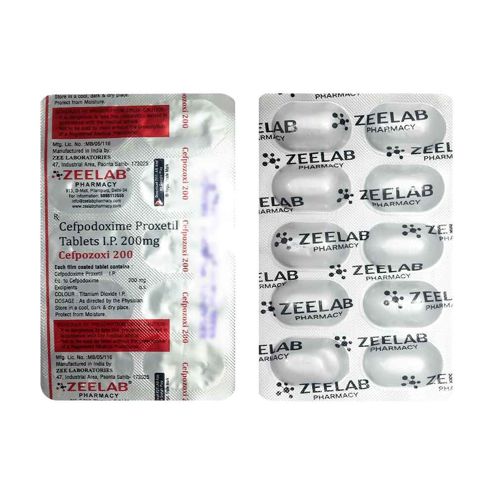 Cefpozoxi 200 Antibacterial Tablet