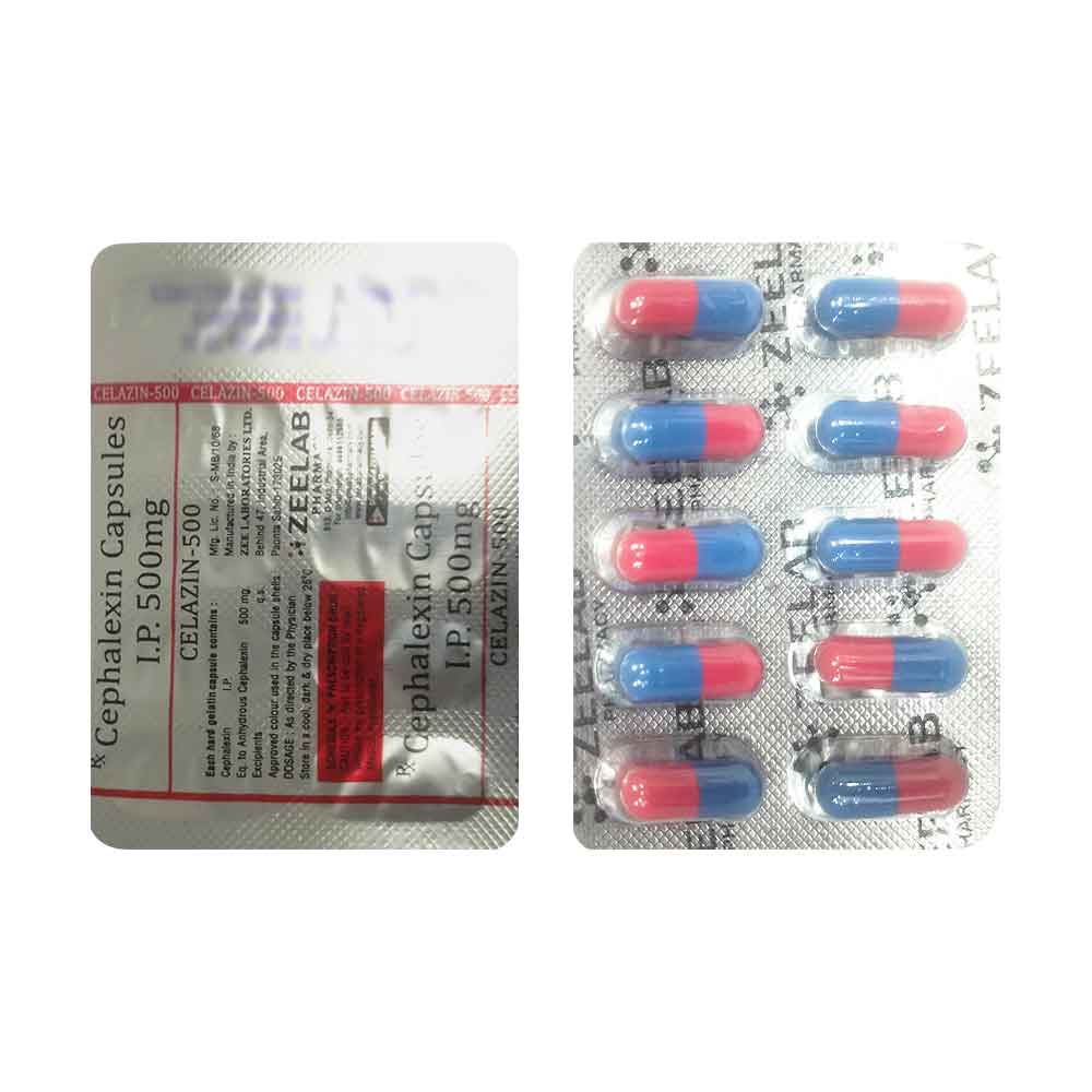 Celazin 500 Antibiotic Capsules
